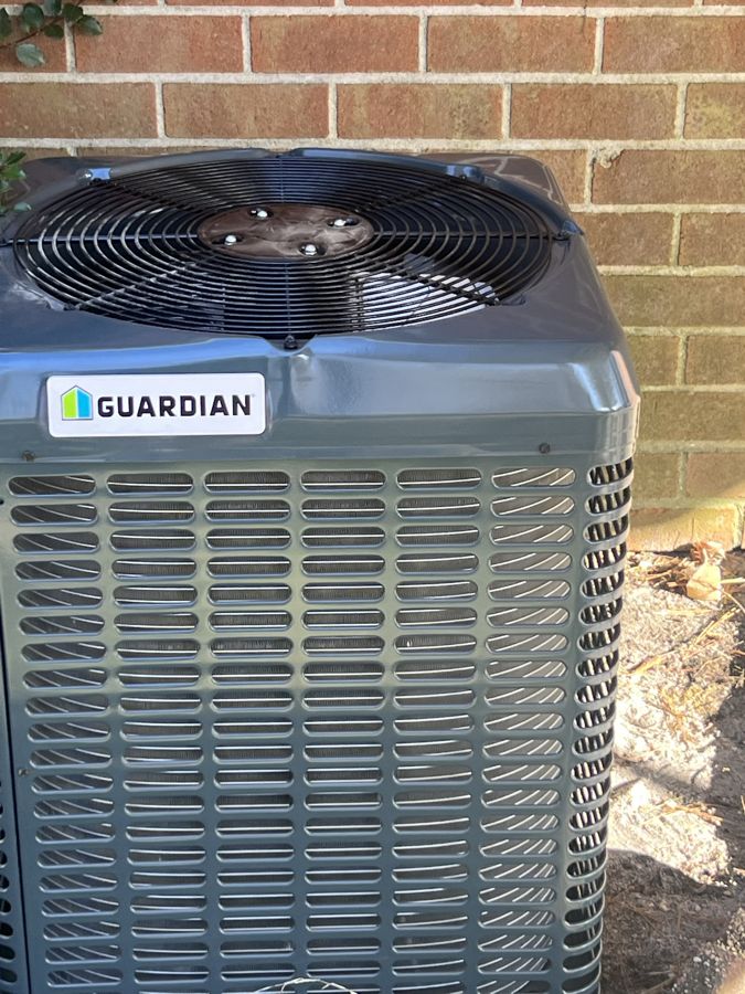 New Guardian outdoor AC unit.